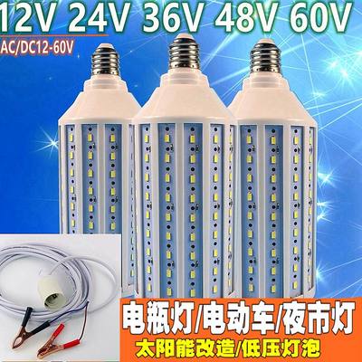 灯泡acdc24v36v48v60v夜市电瓶