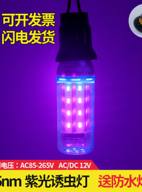 led诱虫灯紫光灯捕器瞎闯子知了猴蝼蛄蝎子昆虫鱼塘养殖