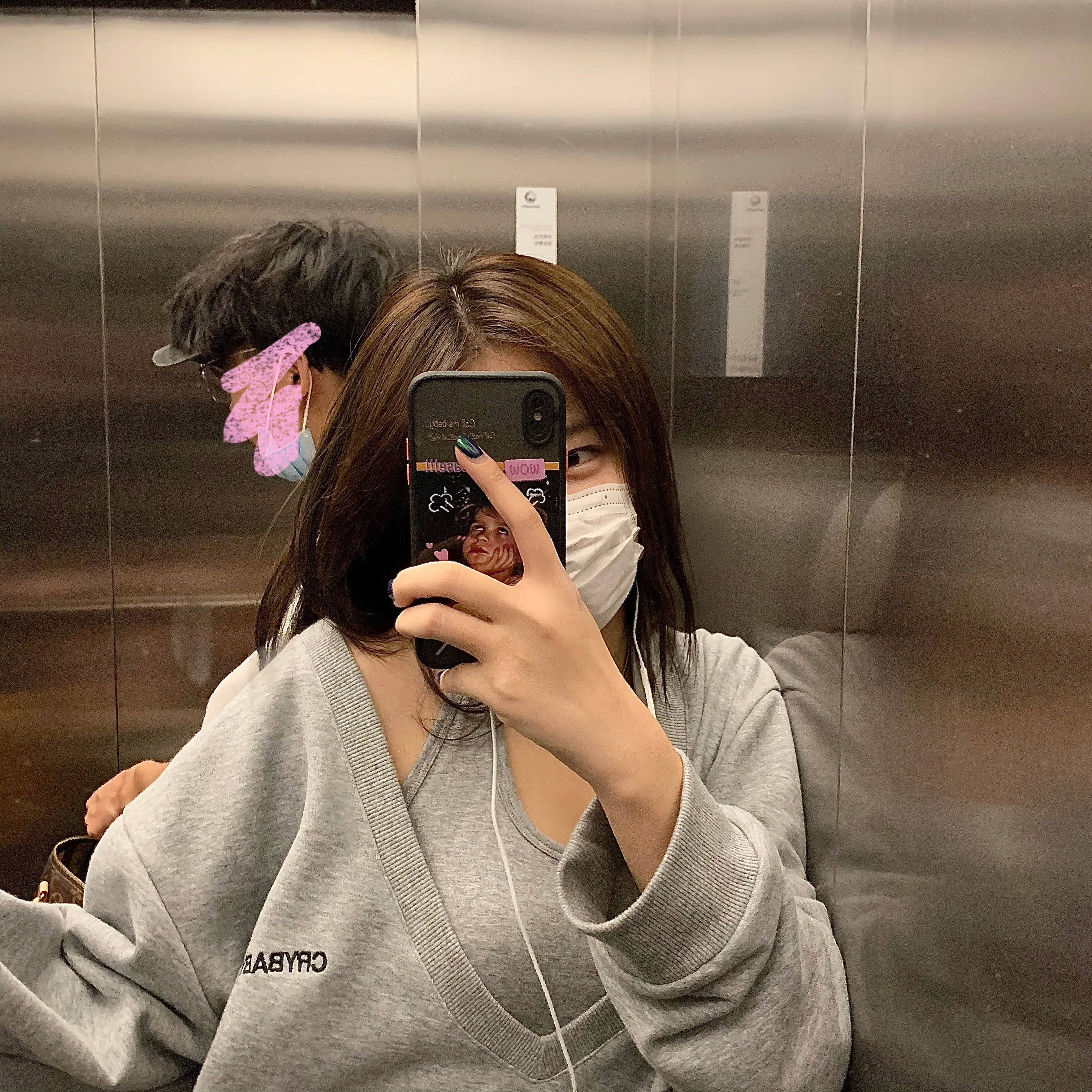 张智研 第一次穿v领卫衣好辣/网红炸街卫衣女宽松韩版春秋薄ins潮