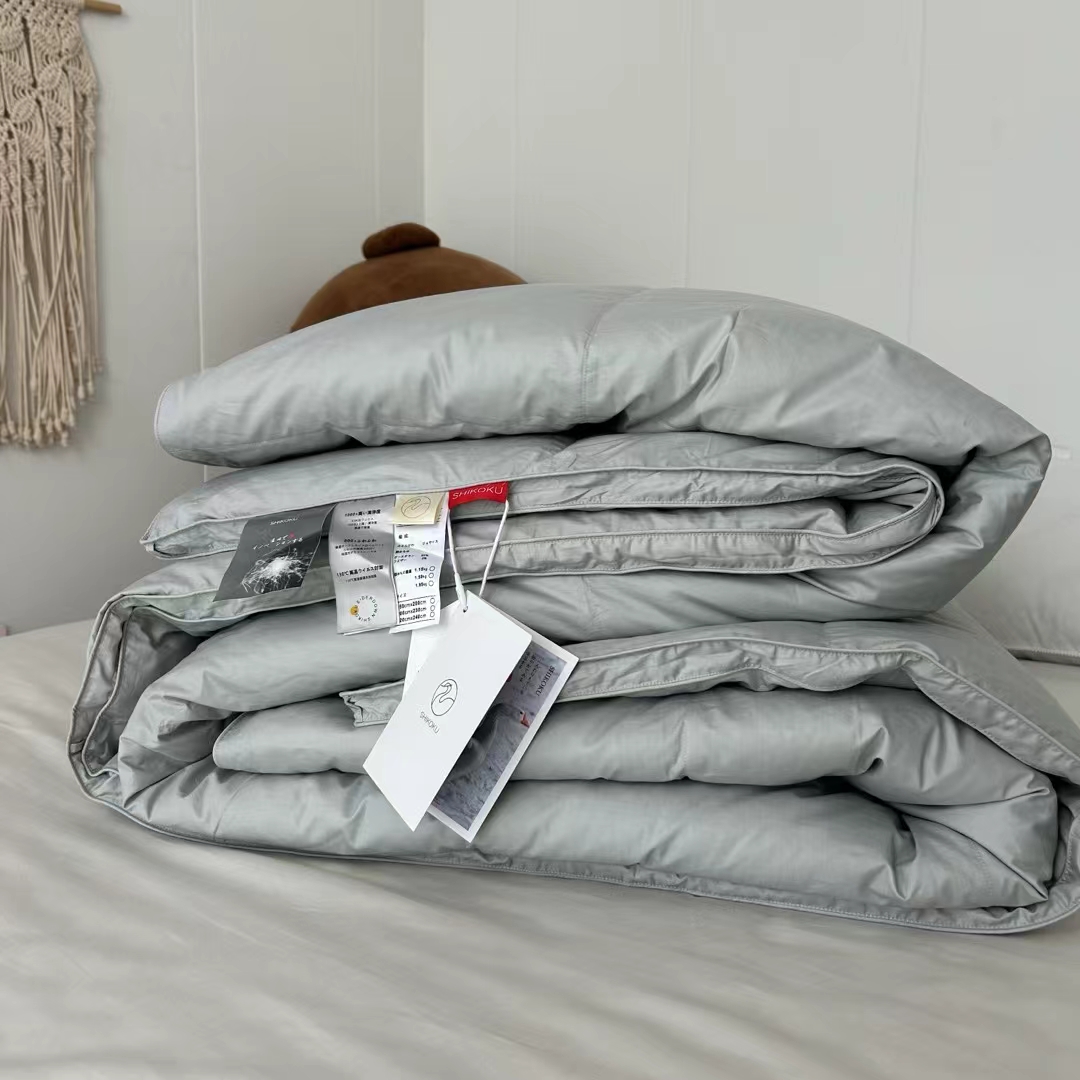 外贸日单白鹅绒被羽绒被轻柔保暖双人秋冬用保暖200x230cm