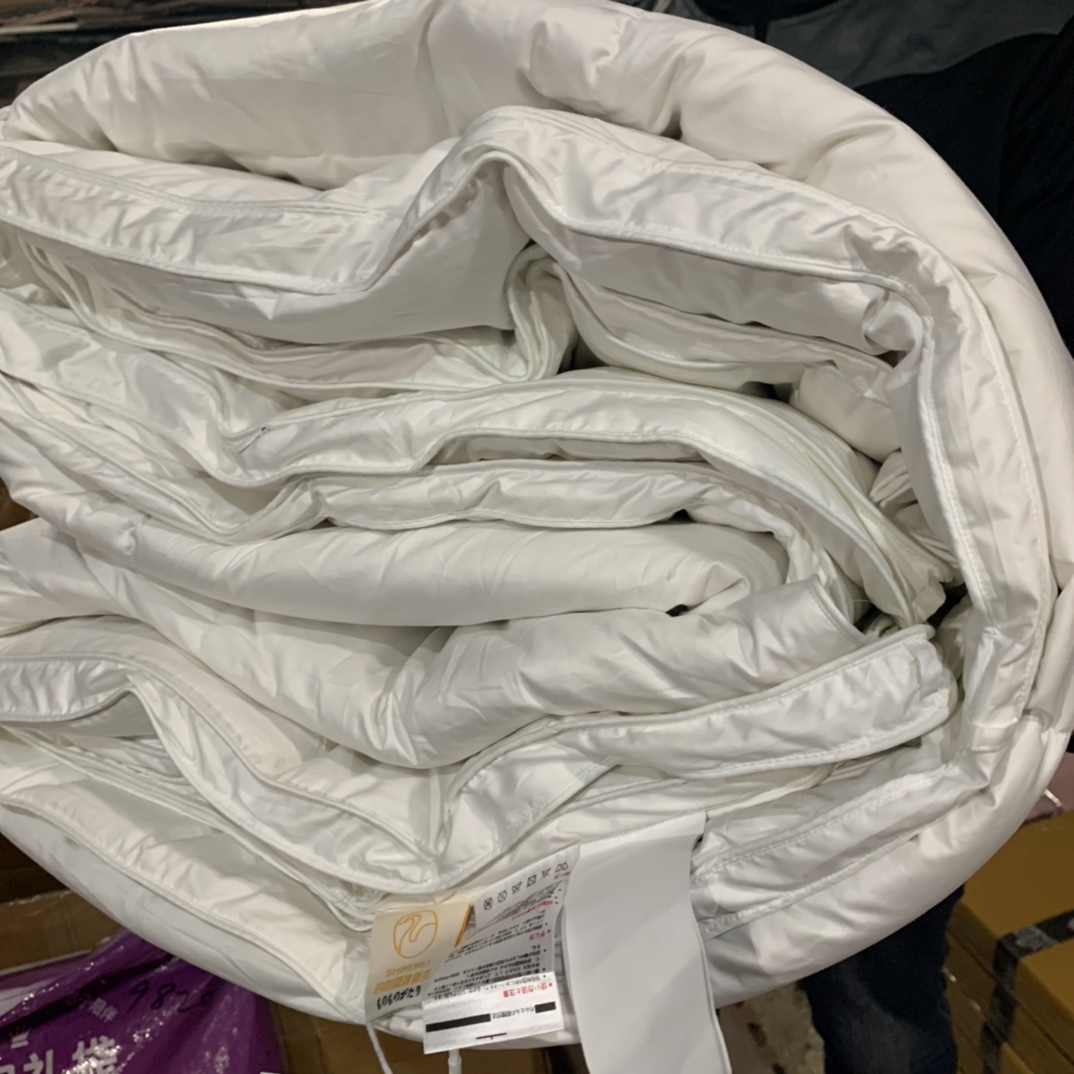外贸日本高端羽绒被白鹅绒被芯朵绒秋冬保暖立衬加厚被子纯原推荐