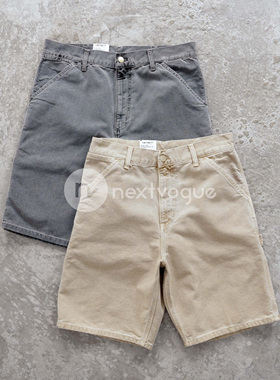 【NextVogue】carhartt wip single knee 宽松直筒工装短裤031504