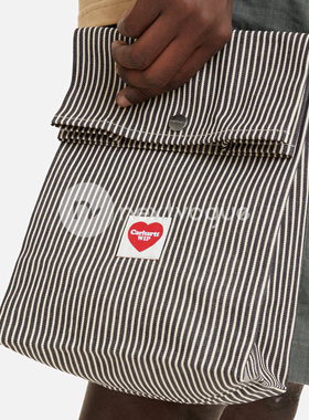 【NextVogue】carhartt wip terrell lunch Bag 爱心条纹午餐袋