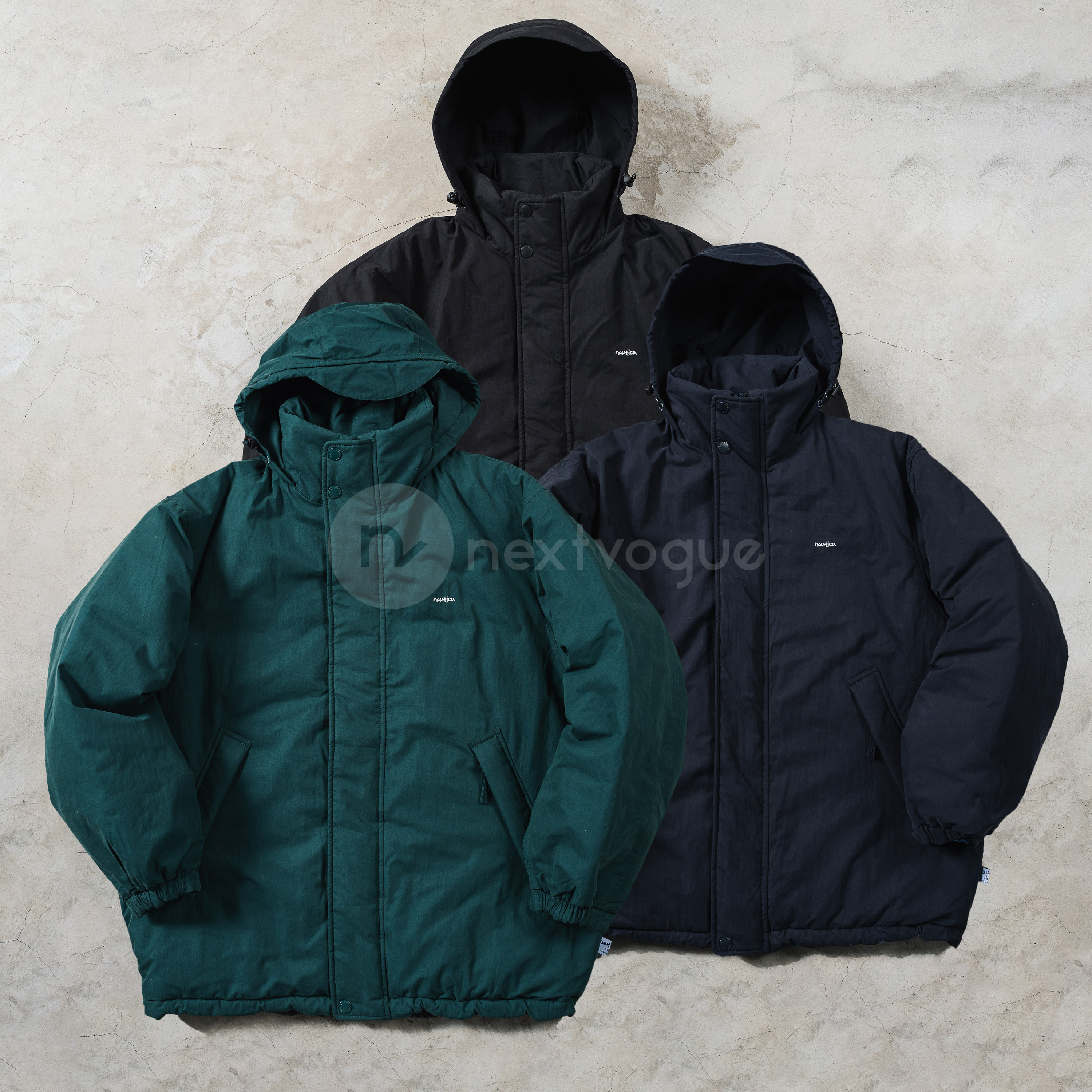 nauticajapan双面棉衣外套