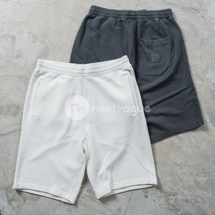 NextVogue carhartt wip short水洗做旧棉质卫裤 nelson sweat