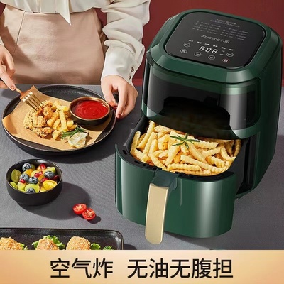 九阳空气炸锅家用4.5L大容量多功能无油可视电炸锅智能温控VF126