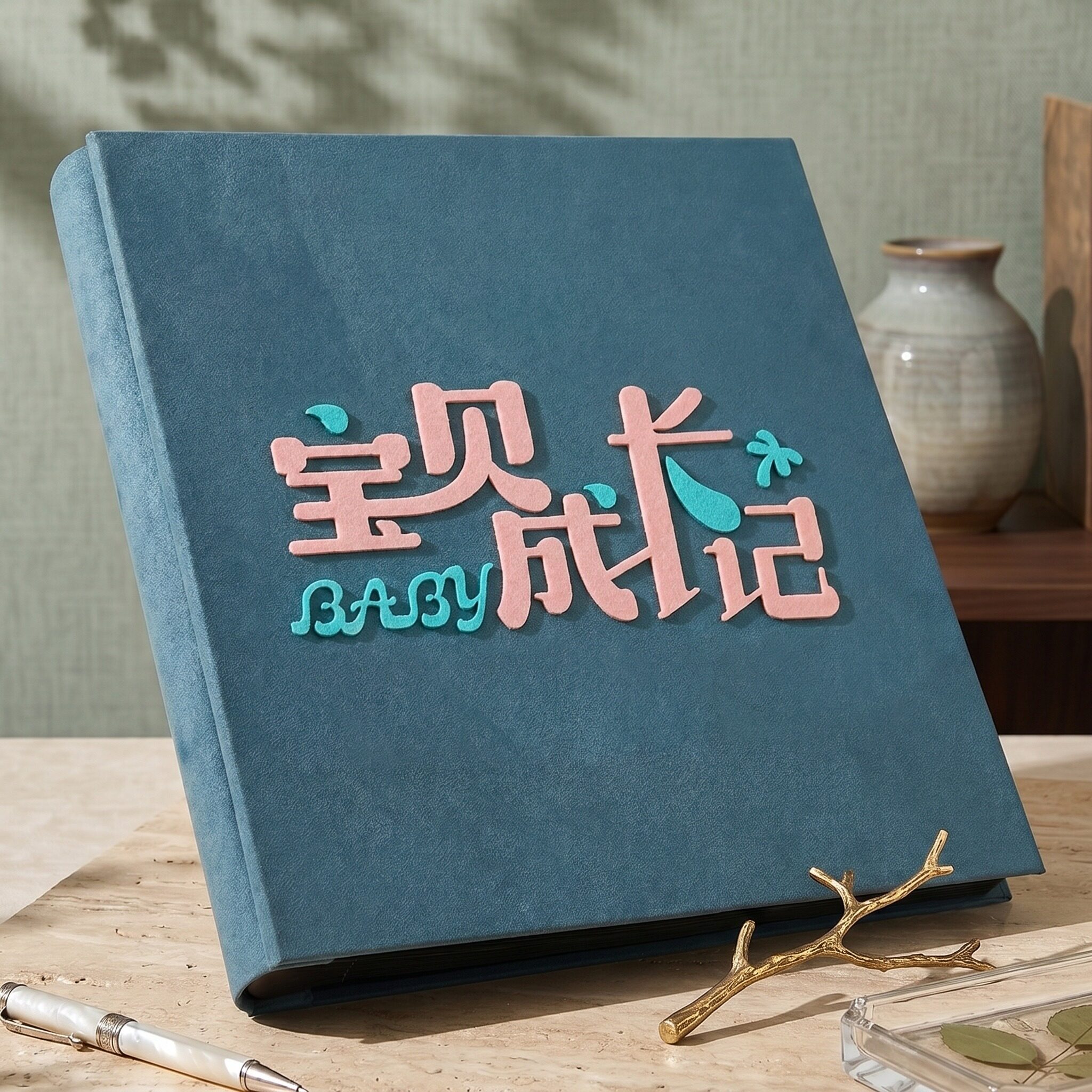 宝宝相册本家用大容量插页式成长纪念册儿童照片收纳影集5寸6寸