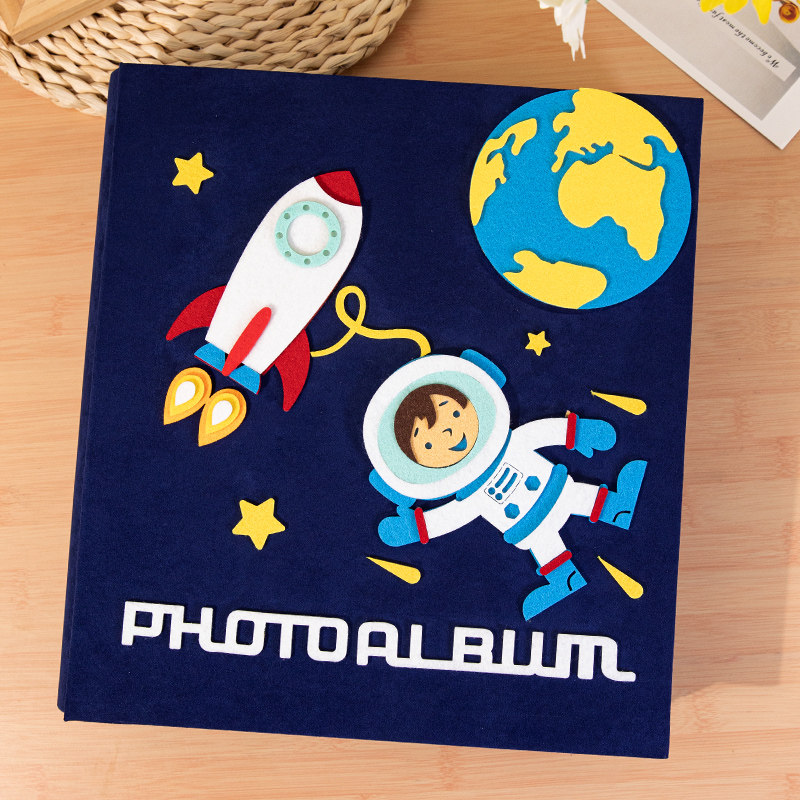 相册本家庭大容量宝宝成长记录册插页式儿童5寸6寸照片影集纪念册