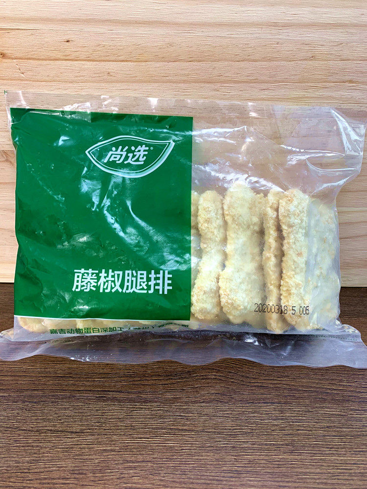 嘉吉尚选藤椒腿排1kg 10片藤椒鸡腿堡藤椒鸡排套餐饭汉堡油炸小吃