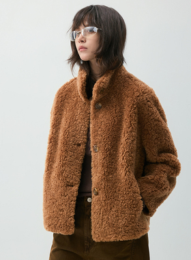 VIVIDINI休闲百搭立领型女士外套