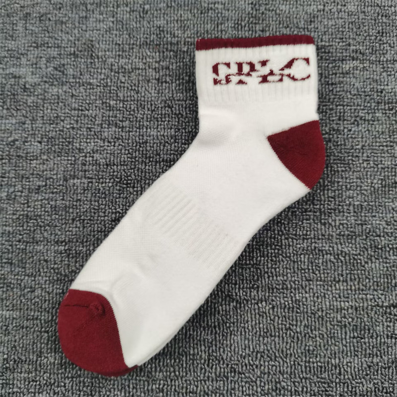 毛巾底蛙种子女中筒纯棉袜网眼透气运动袜吸湿排汗四季跑步袜女袜