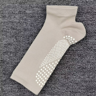 瑜伽袜子女露脚趾防滑袜室内运动压力健身短袜纯棉吸汗袜简约女袜