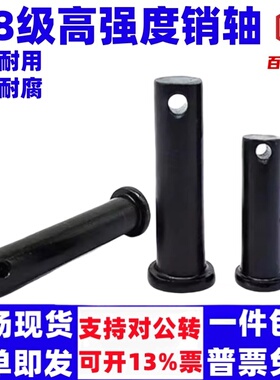 8.8级高强度销轴销子平头带孔圆柱销穿插销钉定位销 GB882销轴