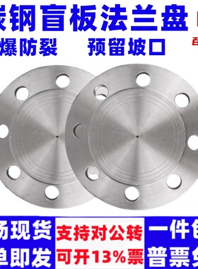 泽翔碳钢盲板HG20592-2009法兰片盖板新标法兰盲板BL15—600 PN10
