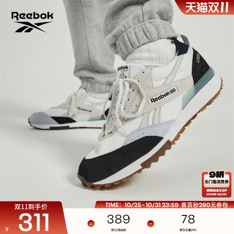 美式复古复古跑鞋reebok男女系带