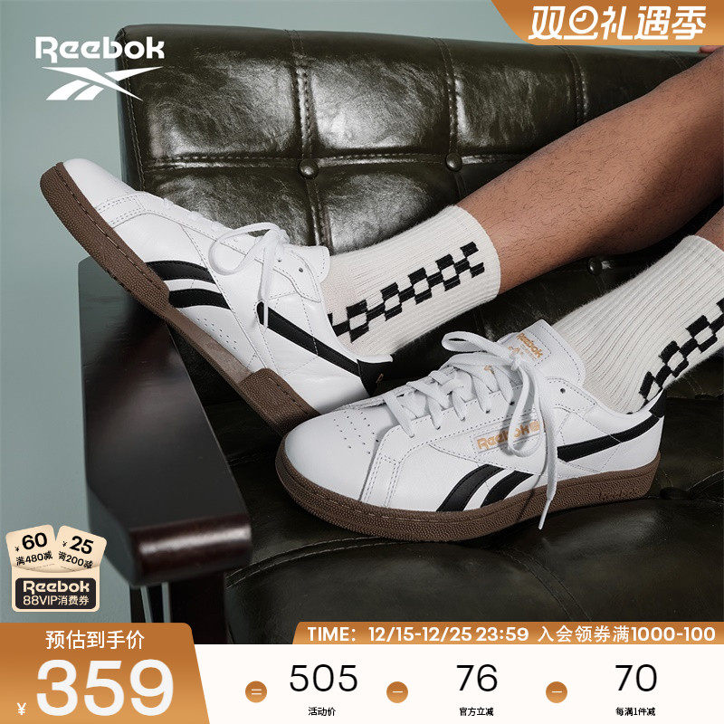 锐步复古时尚拼色板鞋