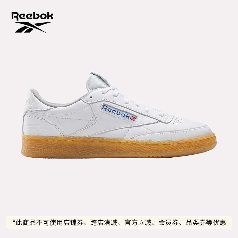 Reebok锐步官方25春季男女CLUB C 85 VINTAGE周年款休闲百搭板鞋