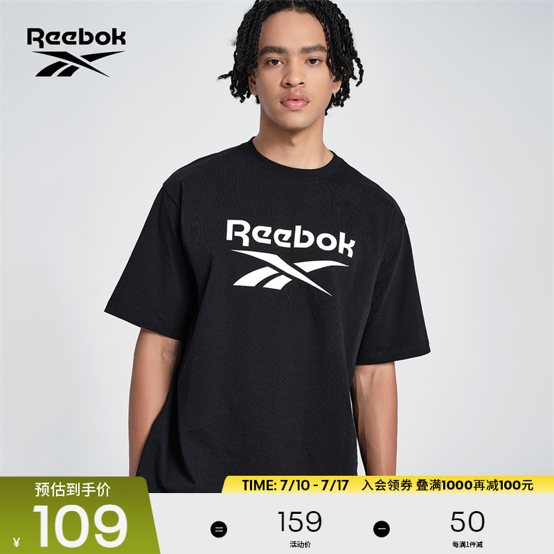 Reebok锐步官方24春新款短袖