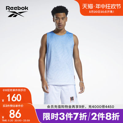 Reebok锐步男子无袖背心