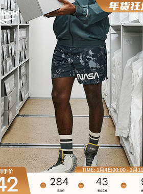 【NASA联名】Reebok锐步官方26新品男女NASA AOP SHORT运动短裤