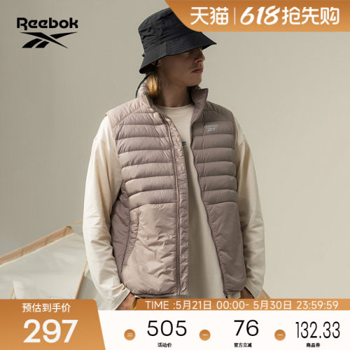 Reebok锐步官方26年新款男女休闲舒适潮流百搭羽绒马甲
