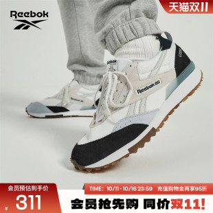 男女LX2200奶白熊猫复古跑鞋 Reebok锐步官方24新品 董洁同款