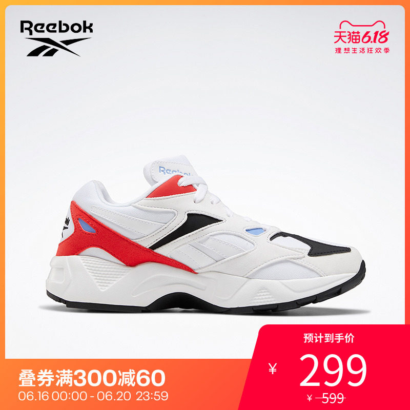Reebok锐步官方运动AZTREK 96女子低帮透气轻便复古休闲鞋EF3026