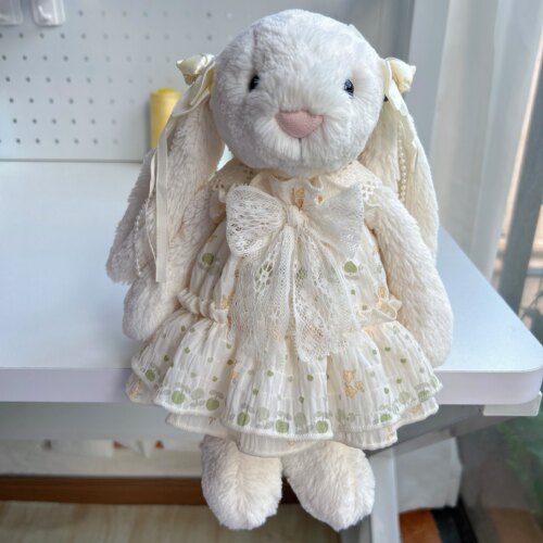 彩菲手作31cm邦尼兔碎花裙伽百利兔衣服jellycat娃衣（不含玩偶）