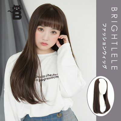 brightlele半顶U型假发