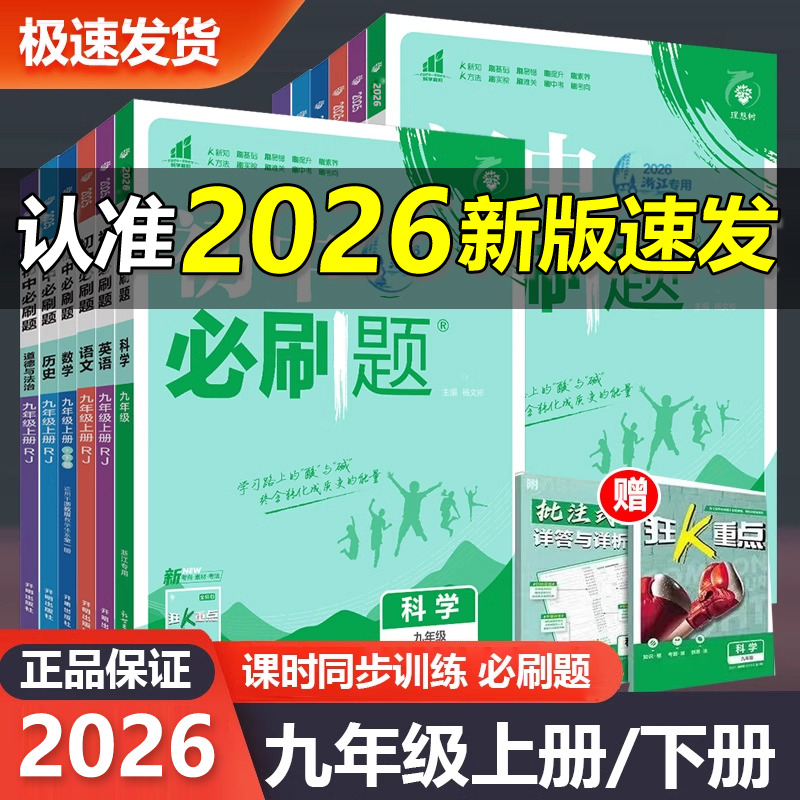 浙江专版2024初中必刷题九年级