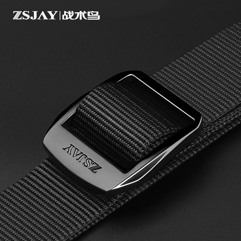 战术鸟尼龙腰带男帆布皮带户外运动特种兵速干裤带青年军迷救生带