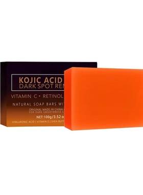 外贸现货曲酸皂生姜手工皂kojic acid soap谷胱甘肽精油皂姜黄皂