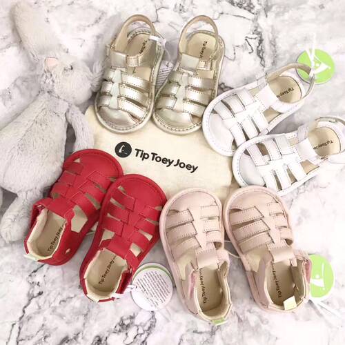 流苏牛皮手工防滑学步鞋