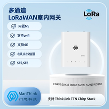 LoRaWAN多通道室内网关连接Chirp stack TTN ThinkLink