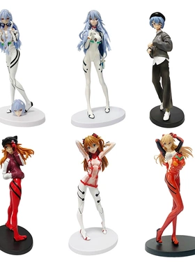 福音战士EVA明日香 长发蓝色绫波丽手办剧场版终动漫手办模型摆件