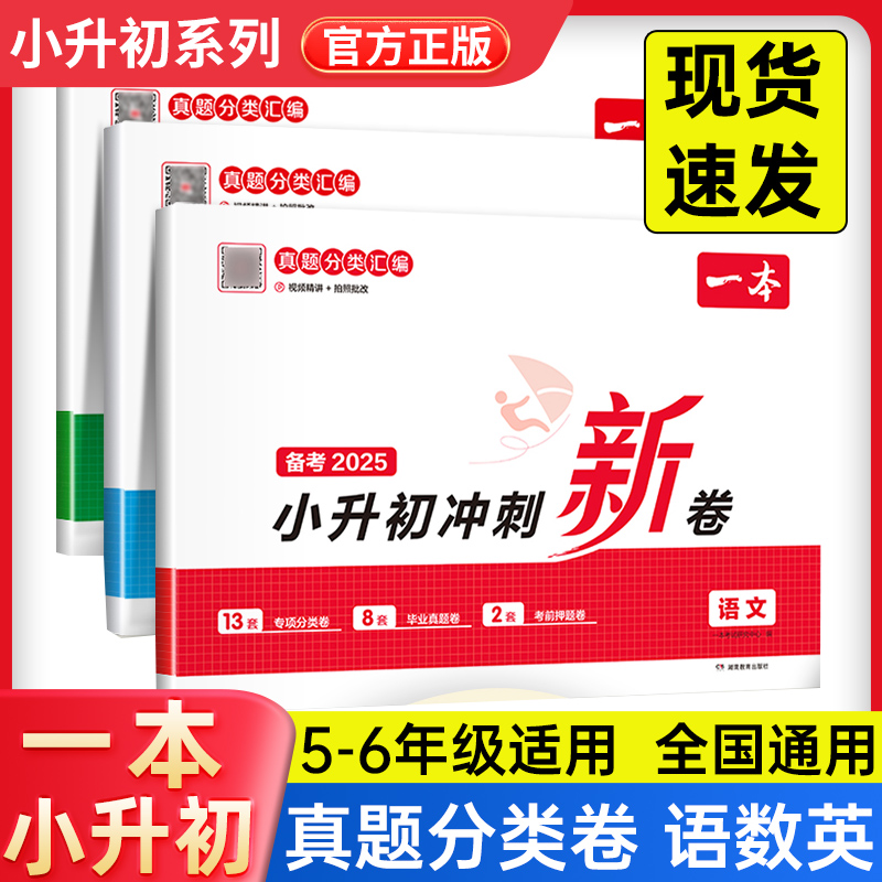 正版热销1w+小升初冲刺新卷