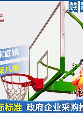 沃尔克户外标准成人篮球框室内双弹簧实心篮筐篮圈壁挂式篮球架板