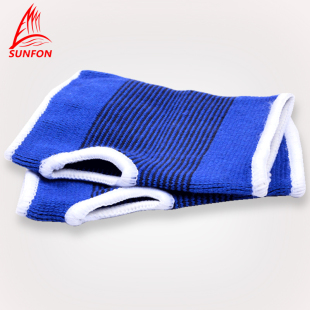 沃尔克 加长加厚家用健身哑铃手套 蓝色男女士运动护手护腕两件套