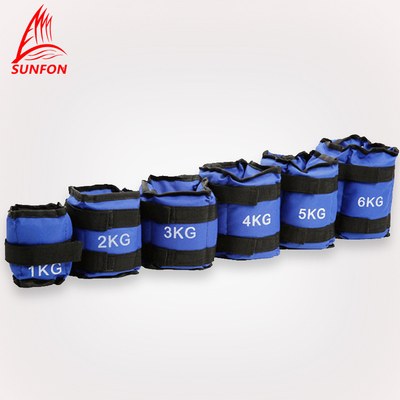 沃尔克 沙绑腿3kg绑腿沙袋 绑手腕沙袋沙负重装备家用锻炼健身器