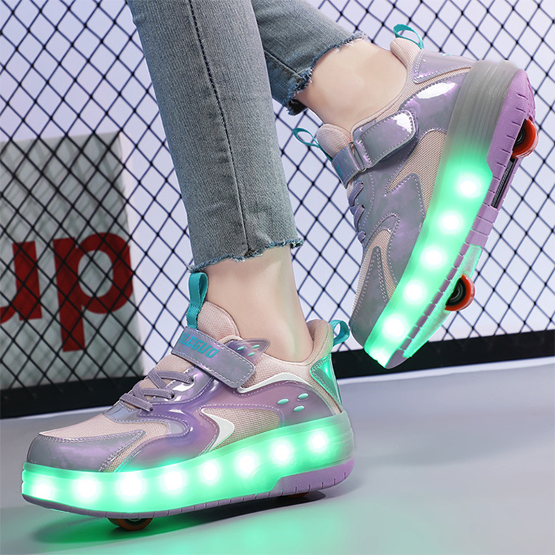 沃尔克暴走鞋滑轮鞋网面透气