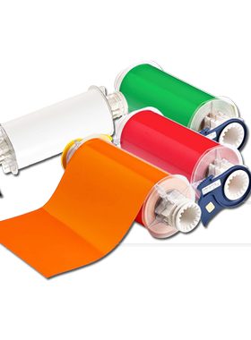 13652 BBP85 贝迪7英寸BRADY PowerMark 标签B85-175X15-595-YL/WT/RD黄色B595户外乙烯管道标识