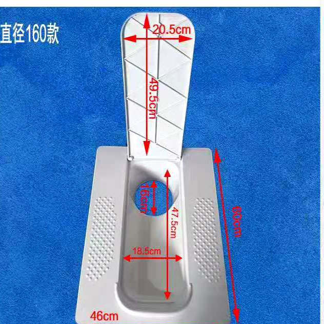 旱厕蹲便器农村旱厕免冲