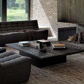 北欧复古茶几桌客厅小户型实木雕花长方形茶台轻奢高级感咖啡茶桌