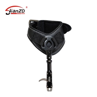 通用撒放器 弓箭鱼镖手捏撒放器腕带可调节户外射箭配件D环射鱼镖