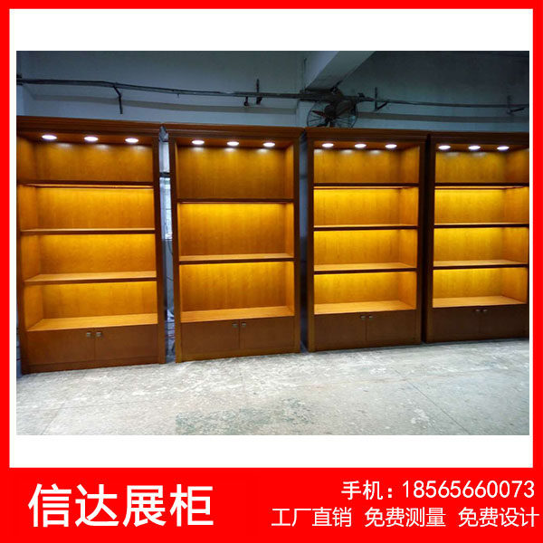 木质烤漆酒柜产品独立高柜商品展示柜饰品摆件展览柜定制展柜带灯