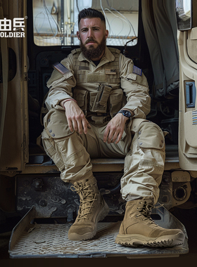 自由兵风暴户外战术靴沙漠靴徒步登山鞋马丁靴秋冬季作战训靴防水