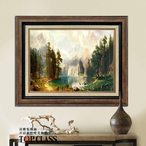 免打孔电表箱装饰画正品油画肌理