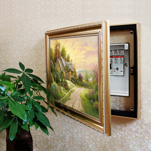电表箱装饰画高级感正品防水油画