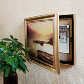 配电箱遮丑挂画 饰画免打孔壁画电表盒遮挡空开闸正品 欧式 电表箱装