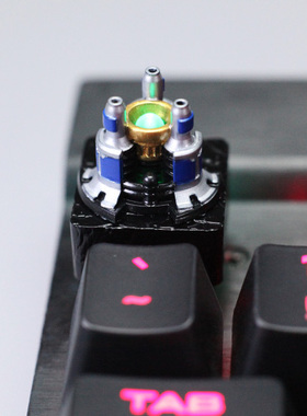 红色警戒2盟军发电厂键帽手工树脂金属漆3D立体个性透光游戏礼品